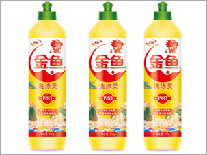 北京金魚日化洗滌用品logo包裝設計案例