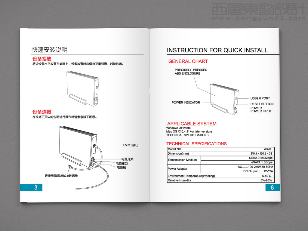 Ithink數(shù)碼電子產(chǎn)品快速入門指南說明書內(nèi)頁設計
