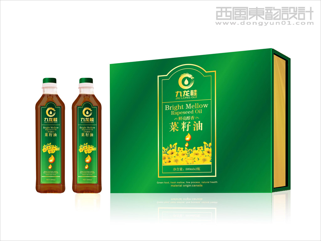 澳加糧油工業(yè)有限公司菜籽油禮盒設(shè)計(jì)、菜籽油瓶簽設(shè)計(jì)