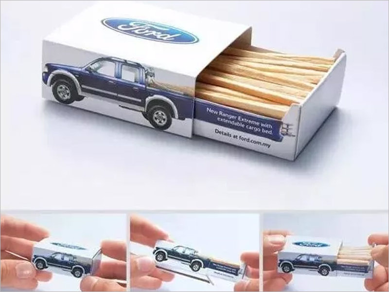 日本火柴紙盒包裝設(shè)計(jì)——火柴盒與汽車造型的完美結(jié)合！