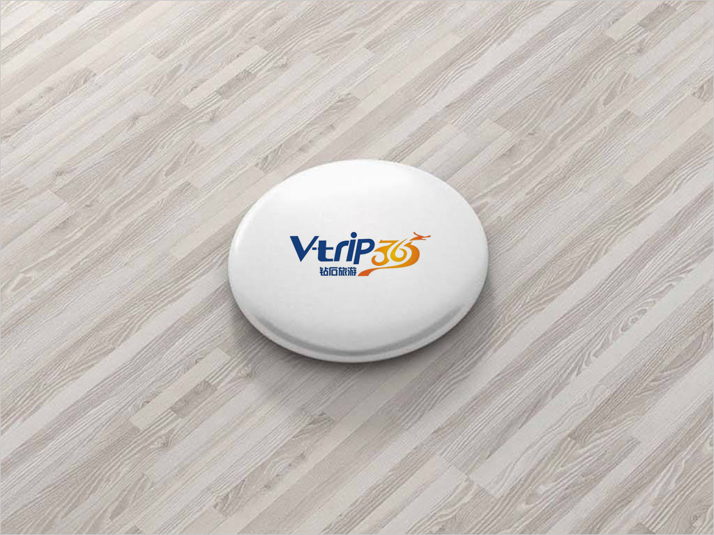 V-trip365 鉆石旅游標志設(shè)計之徽章設(shè)計效果圖