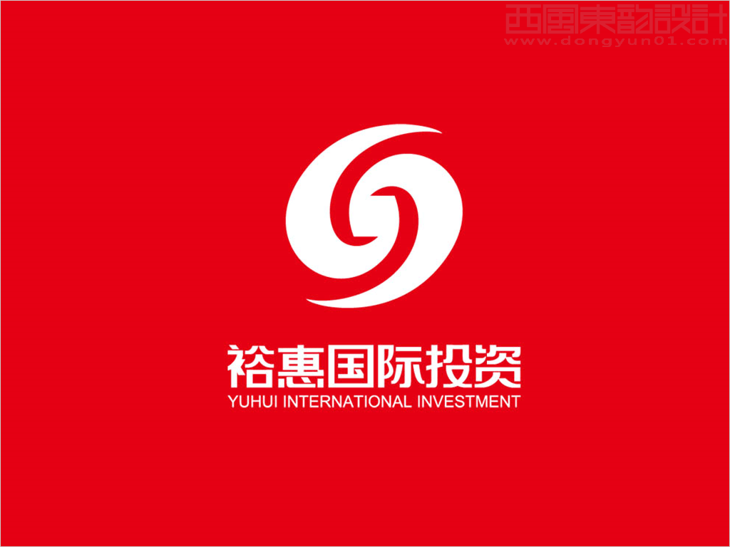 北京?；輫H投資有限公司標(biāo)志設(shè)計反白圖