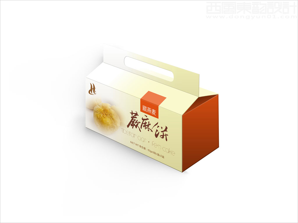 甘肅省隴華食品廠藏燕麥蕨麻餅糕點(diǎn)禮品盒食品包裝設(shè)計圖片
