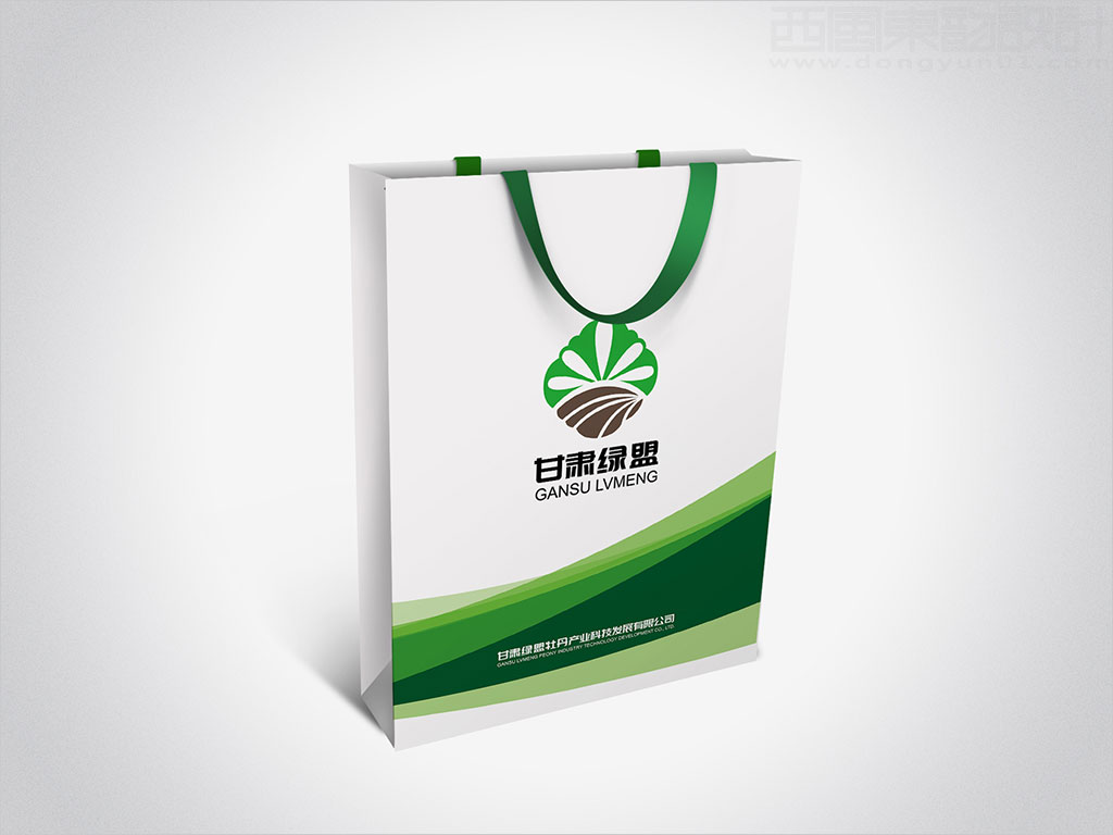 甘肅綠盟牡丹產(chǎn)業(yè)科技發(fā)展有限公司手提袋設(shè)計圖片