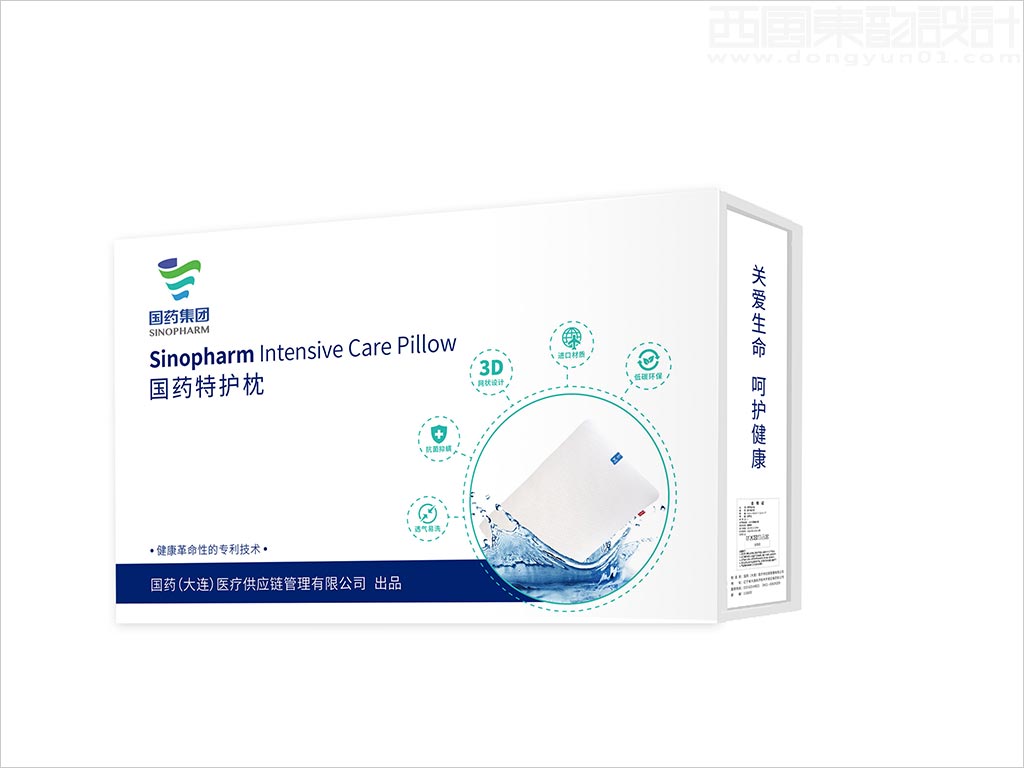 中國醫(yī)藥集團國藥特護枕禮盒包裝設(shè)計