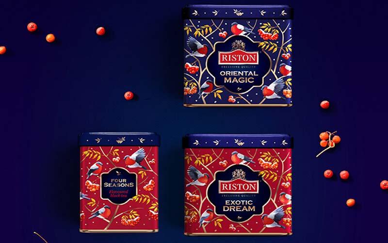 斯里蘭卡Riston Tea Winter Edition紅茶包裝設(shè)計(jì)之插畫(huà)設(shè)計(jì)