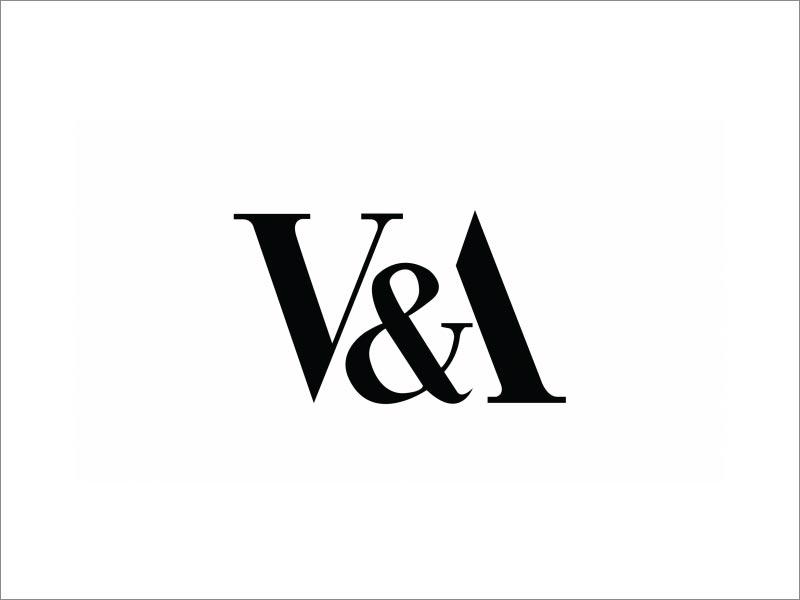 V＆A logo設(shè)計，由Alan Fletcher在1990年設(shè)計，至今仍在使用