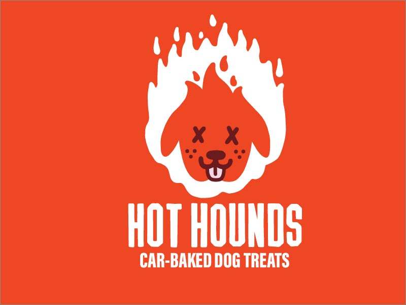 Hound Hounds 汽車(chē)烤狗logo設(shè)計(jì)