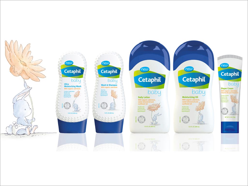 Cetaphil品牌嬰兒護(hù)膚品包裝設(shè)計