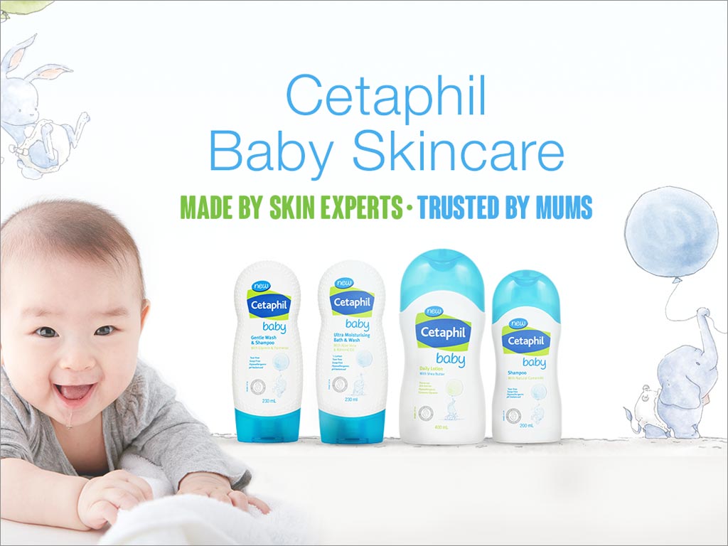 Cetaphil品牌嬰兒護(hù)膚品包裝設(shè)計