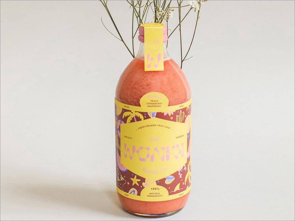 德國(guó)The Wonky Blend Co.夏季果汁飲料包裝設(shè)計(jì)
