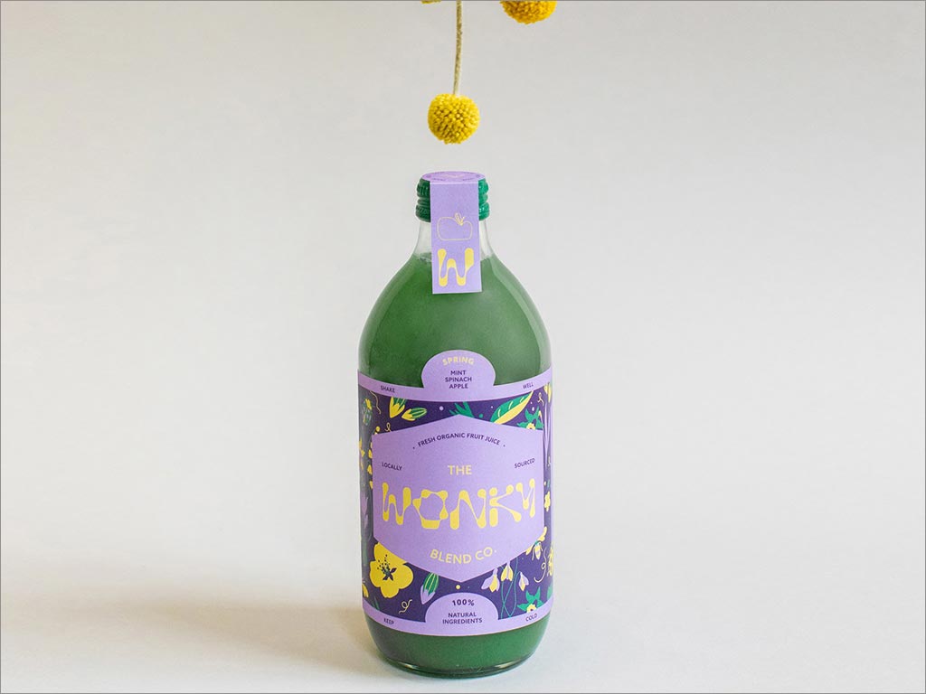 德國(guó)The Wonky Blend Co.春季果汁飲料包裝設(shè)計(jì)
