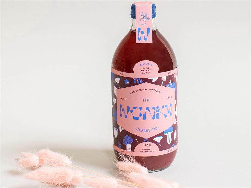 德國(guó)The Wonky Blend Co.秋季果汁飲料包裝設(shè)計(jì)