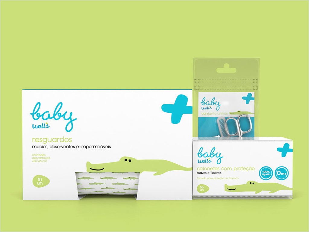 葡萄牙Baby Well's嬰兒護膚品包裝設(shè)計
