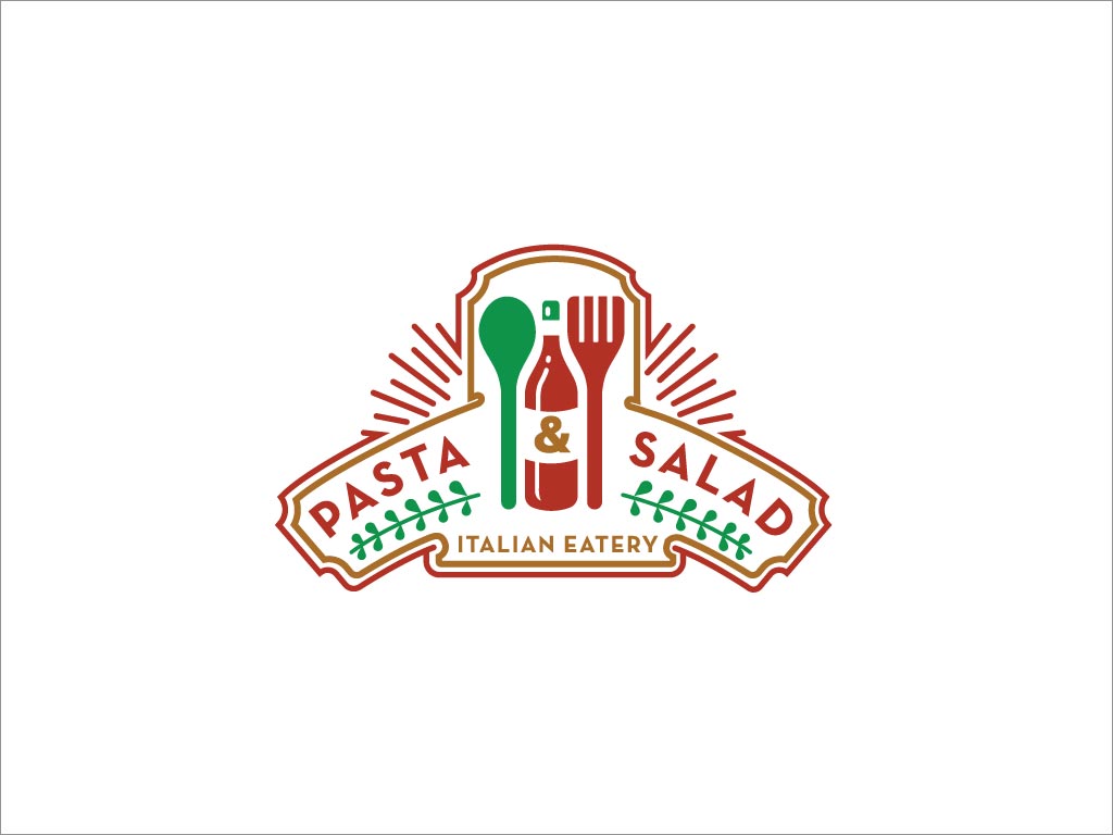 padta salad西餐廳logo設(shè)計(jì)