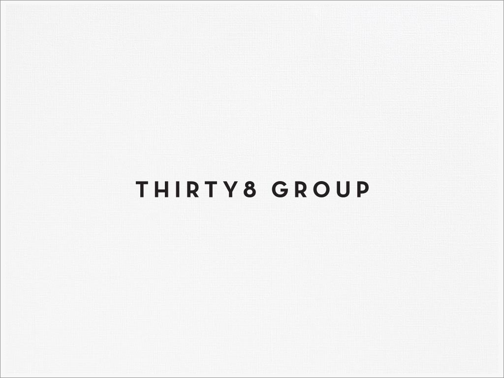 澳大利亞Thirty8 Group房地產(chǎn)開發(fā)公司品牌字體設(shè)計
