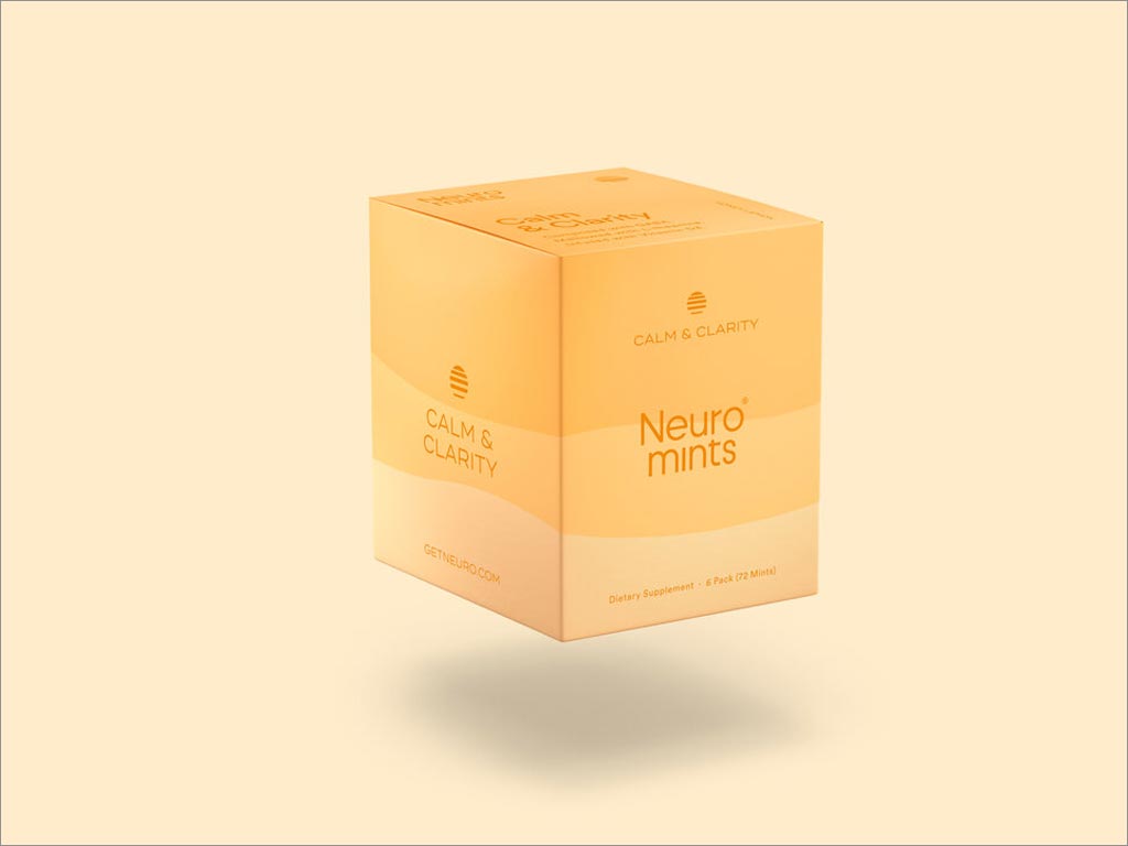 美國(guó)Neuro口香糖薄荷糖紙盒包裝設(shè)計(jì)