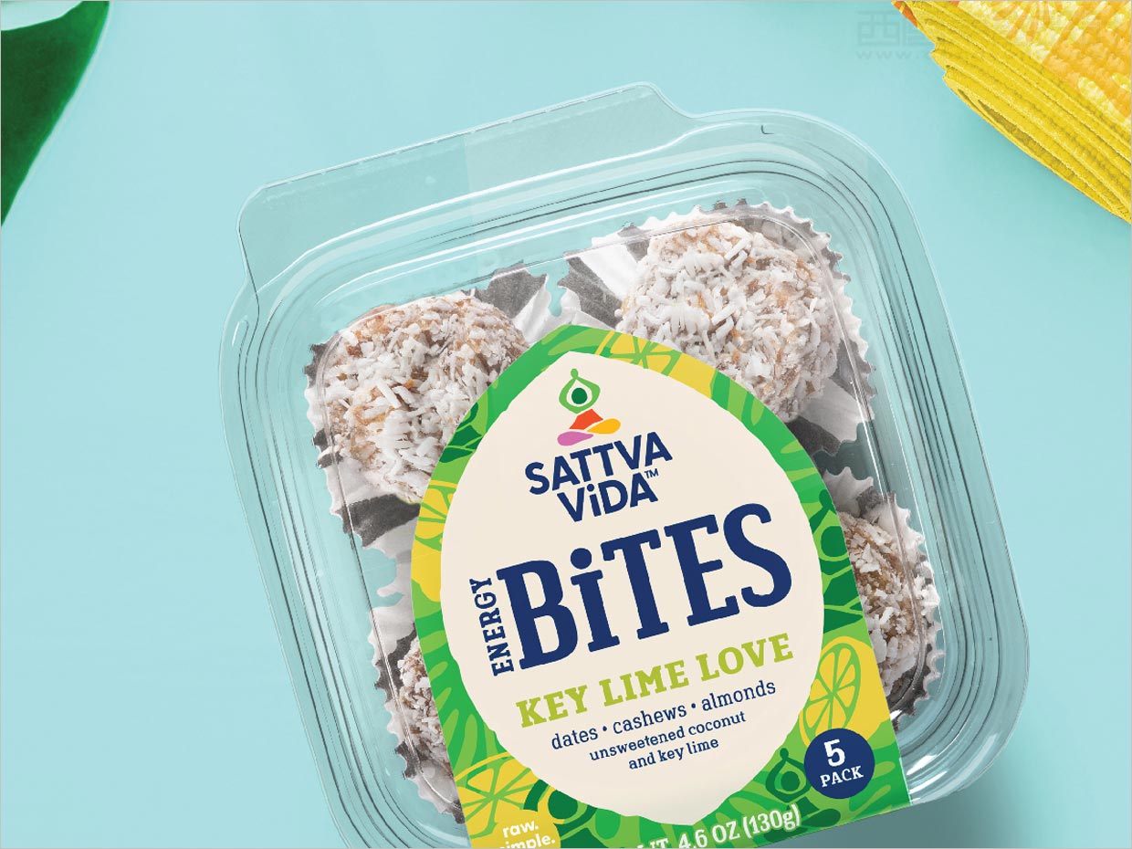 美國Sattva Vida素食小吃包裝設(shè)計之實物照片