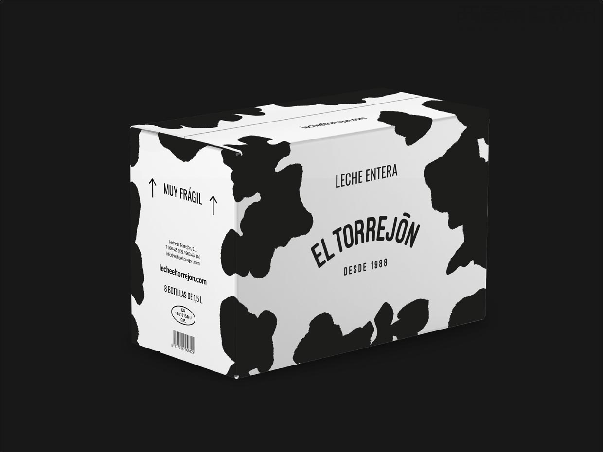 西班牙ElTorrejon鮮牛奶外箱包裝設(shè)計