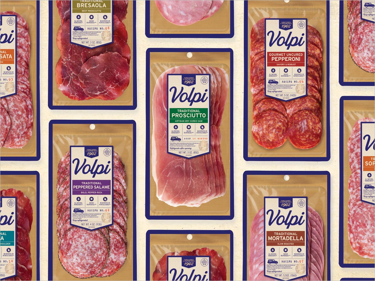美國(guó)Volpi Foods肉類食品包裝設(shè)計(jì)