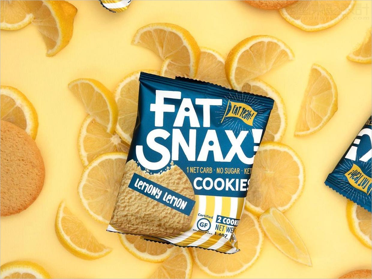 美國Fat Snax餅干快消食品包裝設(shè)計(jì)
