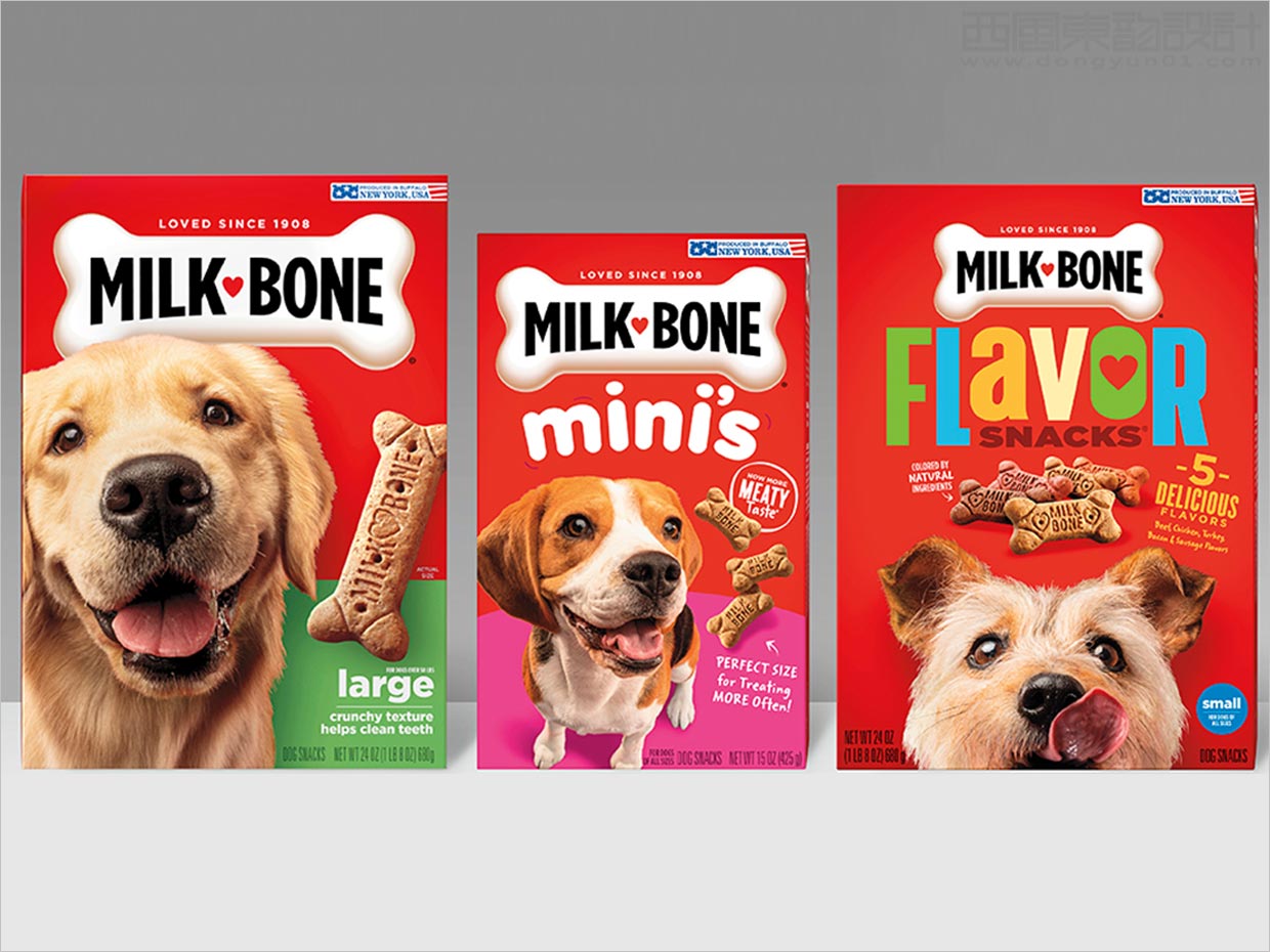 美國Milk-Bone狗糧寵物食品包裝設(shè)計
