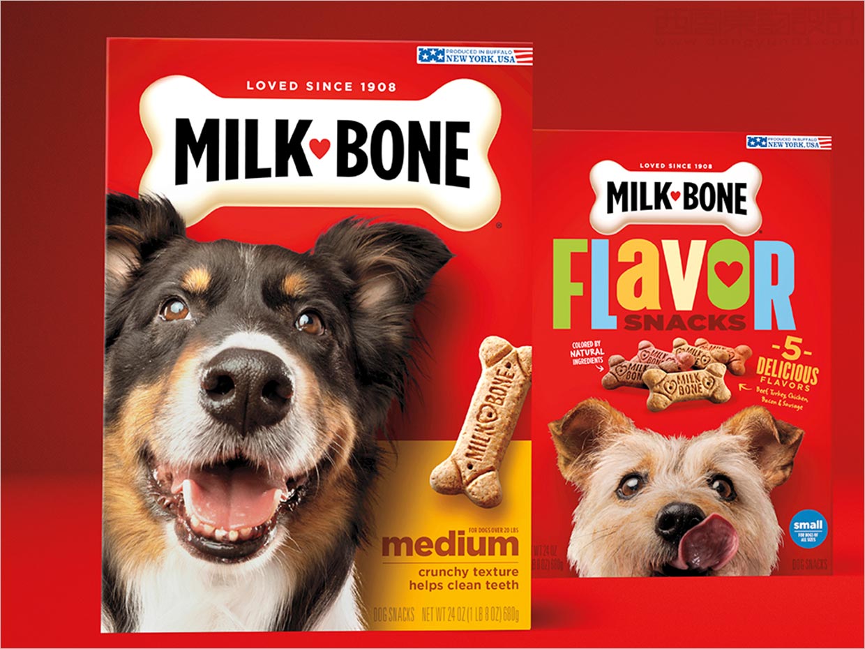 美國Milk-Bone狗糧寵物食品包裝設(shè)計