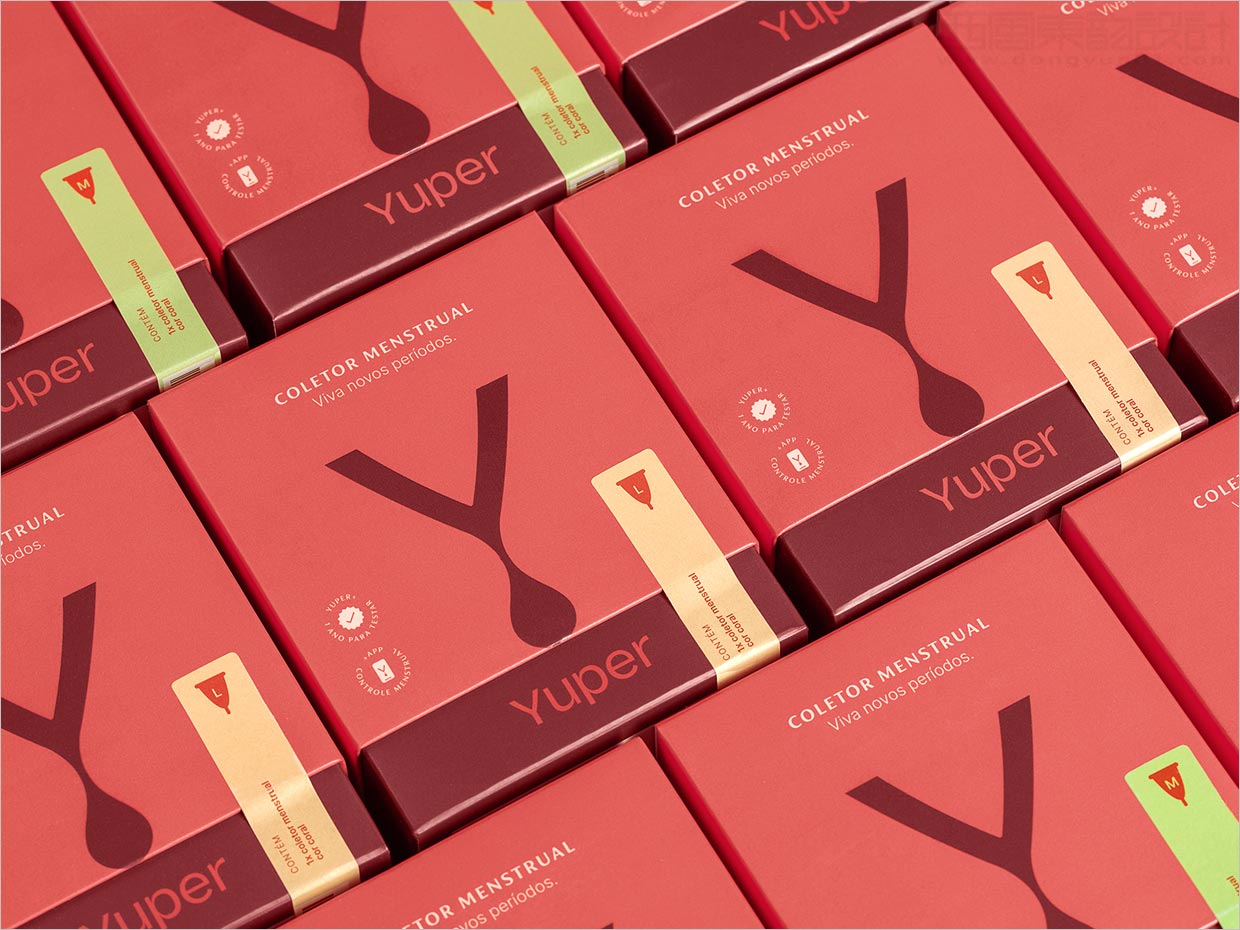 巴西Yuper月經(jīng)杯月經(jīng)盤(pán)女性用品包裝設(shè)計(jì)