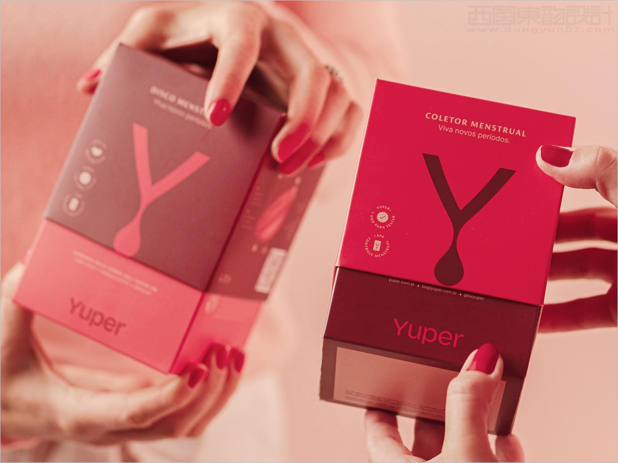 巴西Yuper月經(jīng)杯月經(jīng)盤(pán)女性用品包裝設(shè)計(jì)