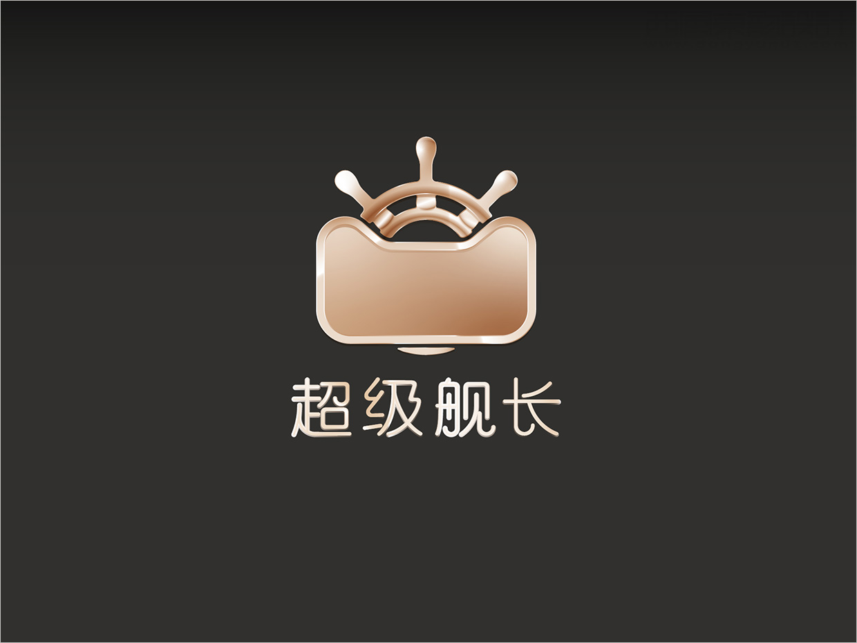 天貓超級品類日天貓超級艦長品牌logo設(shè)計