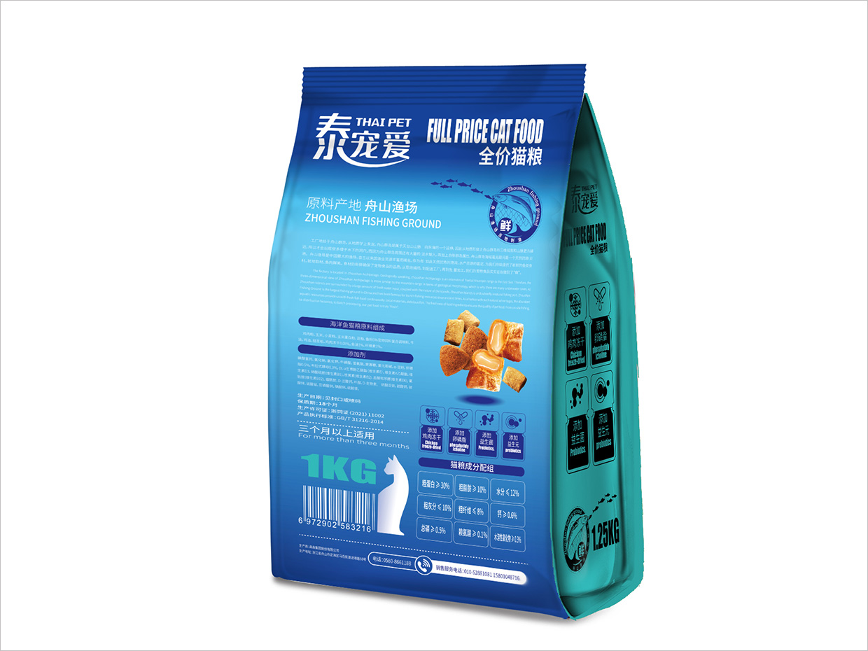 泰寵愛寵物食品袋包裝設(shè)計之背面設(shè)計 泰寵愛寵物食品袋包裝設(shè)計之背面設(shè)計